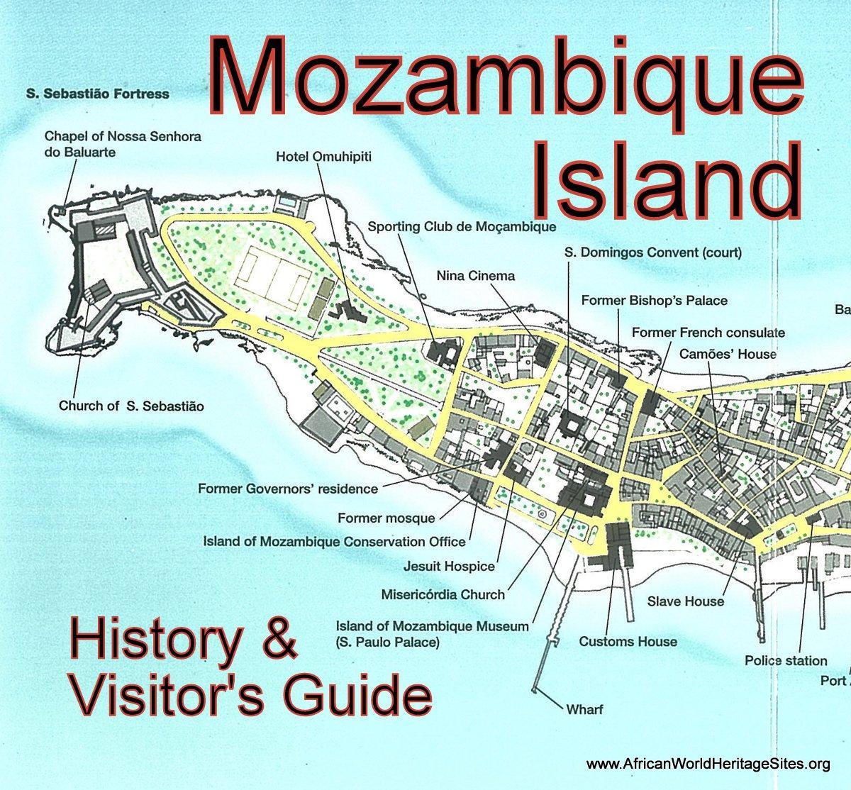 karta över Moçambique island